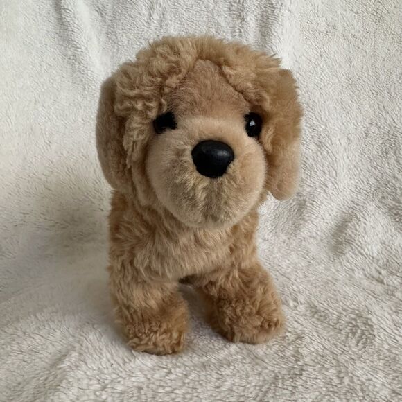 Douglas Cuddle Toy Chap Golden Retriever Dog Puppy Standing 9” Realistic Plush - Picture 1 of 6